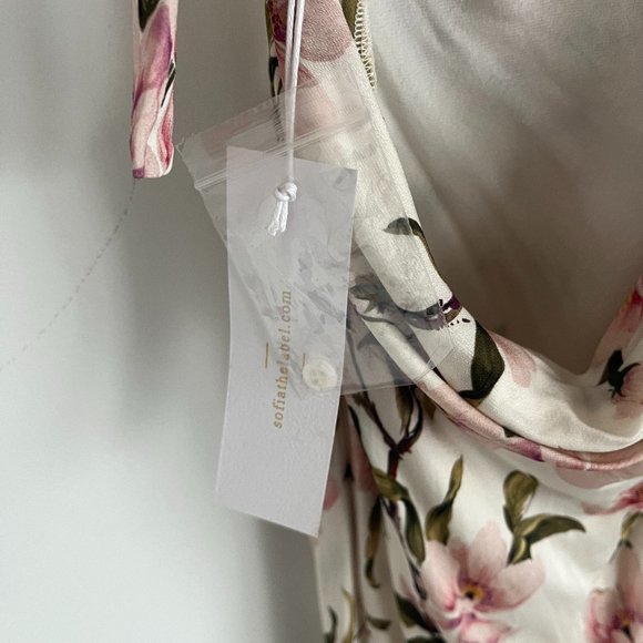 Sofia The Label Forever Slip Dress White Magnolia - Picture 7 of 8